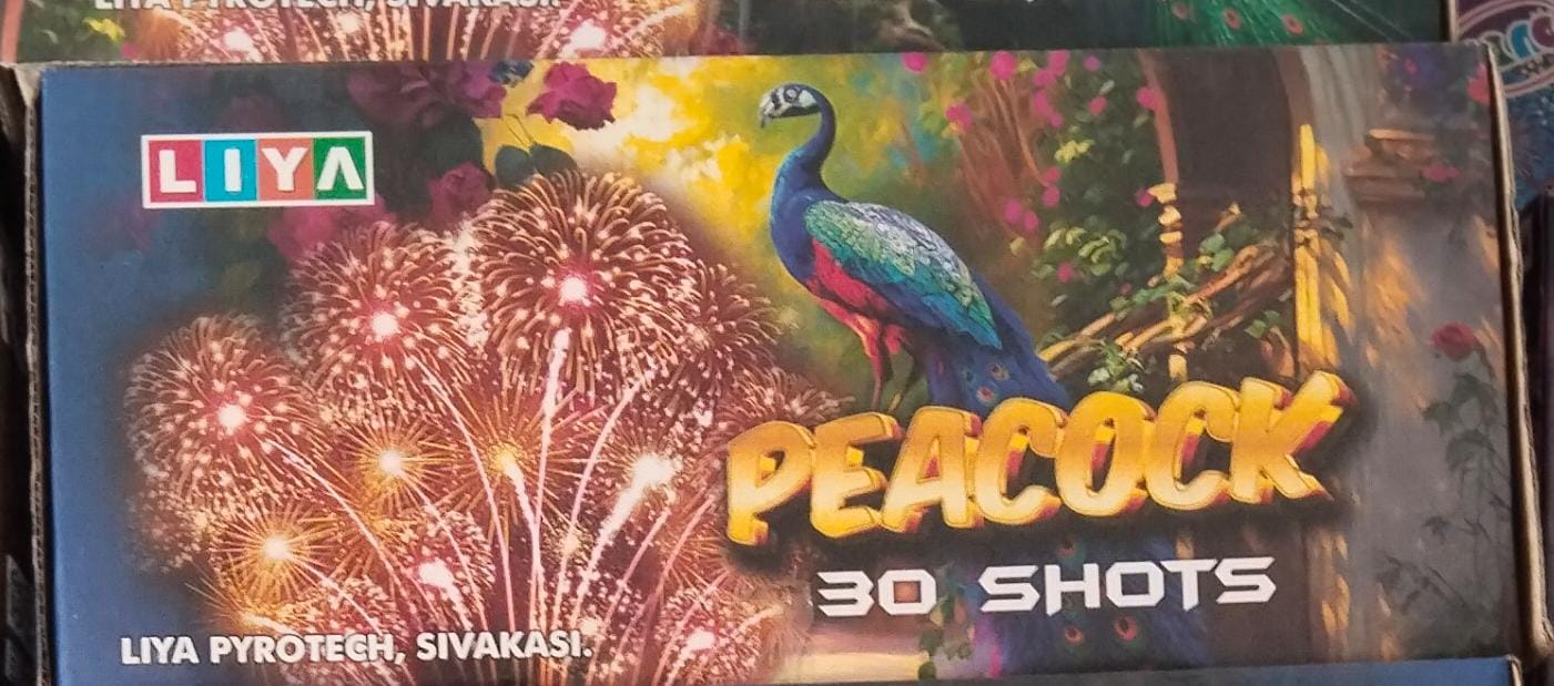 Krish Crackers LIYA 30 shot Peacock Dance